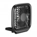 Baseus Foldable Vehicle Mounted Backseat Fan (CXZD-01) - USB вентилатор подходящ за използване в кола или в офиса (черен) 3