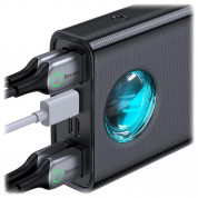 Baseus Ambilight Power Bank with Digital Display Quick Charge (PPLG-01) - външна батерия 30000 mAh с 4xUSB и USB-C изходи за зареждане на смартфони и таблети (черен) 4