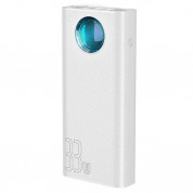 Baseus Ambilight Power Bank 33W with Digital Display Quick Charge (PPLG-01) - 30000mAh (white)