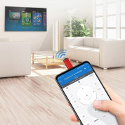 Baseus Smartphone IR Remote Controller (ACMR03-01) - дистанционно за управление на домашна техника с microUSB конектор, работещо с приложение за смартфони (черен) 3