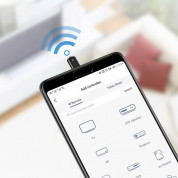 Baseus Smartphone IR Remote Controller (ACMR03-01) - дистанционно за управление на домашна техника с microUSB конектор, работещо с приложение за смартфони (черен) 5