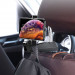 Baseus Backseat Vehicle Phone Holder Hook (SUHZ-A01) - 2-в-1 поставка за смартфон и закачалка за чанта за седалката на автомобил (черен) 14