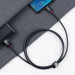 Baseus Purple Ring Quick Charge USB-C Cable - бърз USB-C кабел (5A) за устройства с USB-C порт (100 см) (черен) 5
