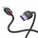 Baseus Purple Ring Quick Charge USB-C Cable - бърз USB-C кабел (5A) за устройства с USB-C порт (100 см) (черен) 2