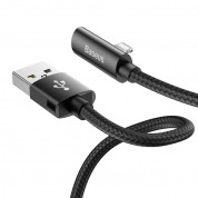 Baseus Rhythm Bent Audio Data Cable - USB Lightning кабел с допълнителен Lightning порт за устройства с Lightning конектор (120 см) 1