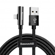 Baseus Rhythm Bent Audio Data Cable - USB Lightning кабел с допълнителен Lightning порт за устройства с Lightning конектор (120 см)