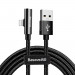 Baseus Rhythm Bent Audio Data Cable - USB Lightning кабел с допълнителен Lightning порт за устройства с Lightning конектор (120 см) 1