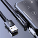 Baseus Rhythm Bent Audio Data Cable - USB Lightning кабел с допълнителен Lightning порт за устройства с Lightning конектор (120 см) 7