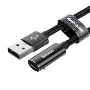 Baseus Rhythm Bent Audio Data Cable - USB Lightning кабел с допълнителен Lightning порт за устройства с Lightning конектор (120 см) 3