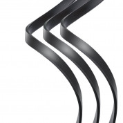 Baseus Fabric 3-in-1 Flexible Cable USB (CAMLT-BYG1) - универсален USB кабел с Lightning, microUSB и USB-C конектори (120 см) (сив) 4