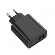 Baseus Dual USB QC 3.0 Wall Charger 30W (CCFS-E01) (black) 3