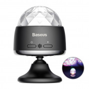 Baseus Car Crystal Magic Ball Disco Light - светеща с ритъма на музиката диско топка (черен) 6
