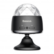 Baseus Car Crystal Magic Ball Disco Light - светеща с ритъма на музиката диско топка (черен)