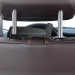 Baseus Backseat Vehicle Phone Holder Hook - 2 в 1 поставка за смартфон и закачалка за чанта за седалката на автомобил (бежов) 15