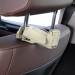 Baseus Backseat Vehicle Phone Holder Hook - 2 в 1 поставка за смартфон и закачалка за чанта за седалката на автомобил (бежов) 7