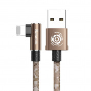 Baseus Camouflage Mobile Game Cable - Lightning USB кабел за iPhone, iPad и iPod с Lightning (100 см) (кафяв)