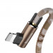 Baseus Camouflage Mobile Game Cable - Lightning USB кабел за iPhone, iPad и iPod с Lightning (100 см) (кафяв) 6