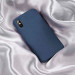 Baseus Original Super Fiber Case - велурен кейс за iPhone XS, iPhone X (син) 7