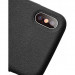 Baseus Original Super Fiber Case - велурен кейс за iPhone XS Max (черен) 5