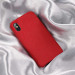 Baseus Original Super Fiber Case - велурен кейс за iPhone XS Max (червен) 6