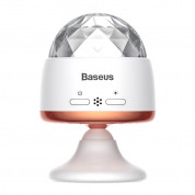 Baseus Car Crystal Magic Ball Disco Light - светеща с ритъма на музиката диско топка (бял)