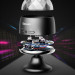 Baseus Car Crystal Magic Ball Disco Light - светеща с ритъма на музиката диско топка (бял) 10