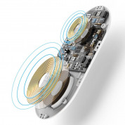 Baseus Smart 2 in 1 Wireless Charger (WX2IN1-02) - поставка (пад) с технология за безжично зареждане за Qi съвместими устройства и зареждане на Apple Watch (бял)  1