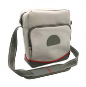 Jaguar Travel Shoulder Bag - полиестерна чанта с презрамка за дребни вещи или аксесоари (сива)