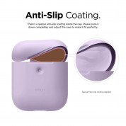 Elago Airpods Silicone Case Apple Airpods 2 with Wireless Charging Case (lavender) 3