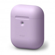 Elago Airpods Silicone Case Apple Airpods 2 with Wireless Charging Case (lavender)