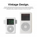 Elago W6 Watch Stand - силиконова винтидж поставка в стила на Apple iPod Classic за Apple Watch (бяла) 2