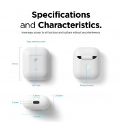 Elago Airpods Silicone Case Apple Airpods 2 with Wireless Charging Case (white) 6