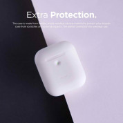 Elago Airpods Silicone Case - силиконов калъф за Apple Airpods 2 with Wireless Charging Case (бял) 4
