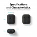 Elago Airpods Silicone Case - силиконов калъф за Apple Airpods 2 with Wireless Charging Case (черен) 7