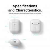 Elago Airpods Silicone Case Apple Airpods 2 with Wireless Charging Case (nightglow blue) 7
