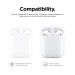 Elago Airpods Silicone Case - силиконов калъф за Apple Airpods 2 with Wireless Charging Case (тъмносив) 8