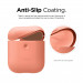 Elago Airpods Silicone Case - силиконов калъф за Apple Airpods 2 with Wireless Charging Case (оранжев) 4