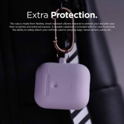 Elago Airpods Silicone Hang Case Apple Airpods 2 with Wireless Charging Case (lavender) 4