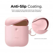 Elago Airpods Silicone Hang Case Apple Airpods 2 with Wireless Charging Case (lovely pink) 3