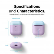 Elago Airpods Duo Silicone Case Apple Airpods 2 with Wireless Charging Case (lavender-blue-pink) 6