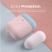 Elago Airpods Duo Silicone Case - силиконов калъф за Apple Airpods 2 with Wireless Charging Case (розов-бял) 5