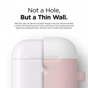 Elago Airpods Duo Hang Silicone Case Apple Airpods 2 with Wireless Charging Case (pink-white-blue) 1