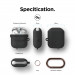 Elago Airpods Waterproof Active Hang Case - водоустойчив силиконов калъф с карабинер за Apple Airpods (черен) 8