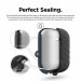 Elago Airpods Waterproof Active Hang Case - водоустойчив силиконов калъф с карабинер за Apple Airpods (черен) 3