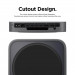 Elago Mac Mini Silicone Case - силиконов калъф за Apple Mac Mini (тъмносив) 6