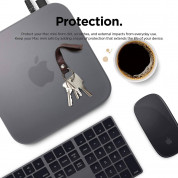 Elago Mac Mini Silicone Case - силиконов калъф за Apple Mac Mini (тъмносив) 4