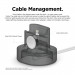 Elago Duo Charging Hub - силиконова поставка за зареждане на iPhone, Apple Watch и Apple AirPods (тъмносива) 5