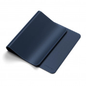 Satechi Eco-Leather Deskmate - дизайнерски кожен пад за бюро (син) 3