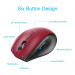 TeckNet EWM01308RA01 (BM308) Bluetooth Mouse - ергономична безжична мишка с блутут (за PC) (червена) 2