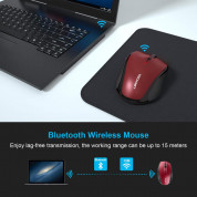 TeckNet EWM01308RA01 (BM308) Bluetooth Mouse - ергономична безжична мишка с блутут (за PC) (червена) 2